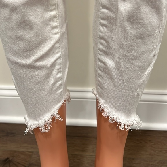 KanCan Brianna White Mid Rise Ankle Skinny Jeans Size 5/26 - Picture 5 of 11